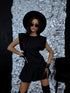 MINI dress "MIORICA" - BLACK